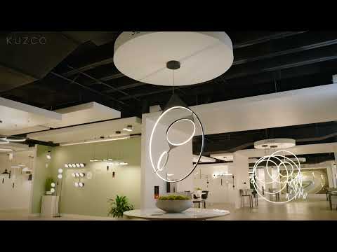 Serif 34-in Linear Pendant – Kuzco Lighting