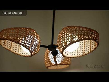 Lanai 3 Head Chandelier