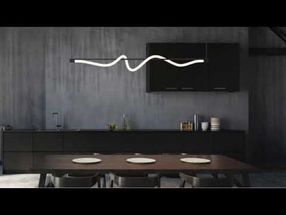 Cursive 54-in Linear Pendant